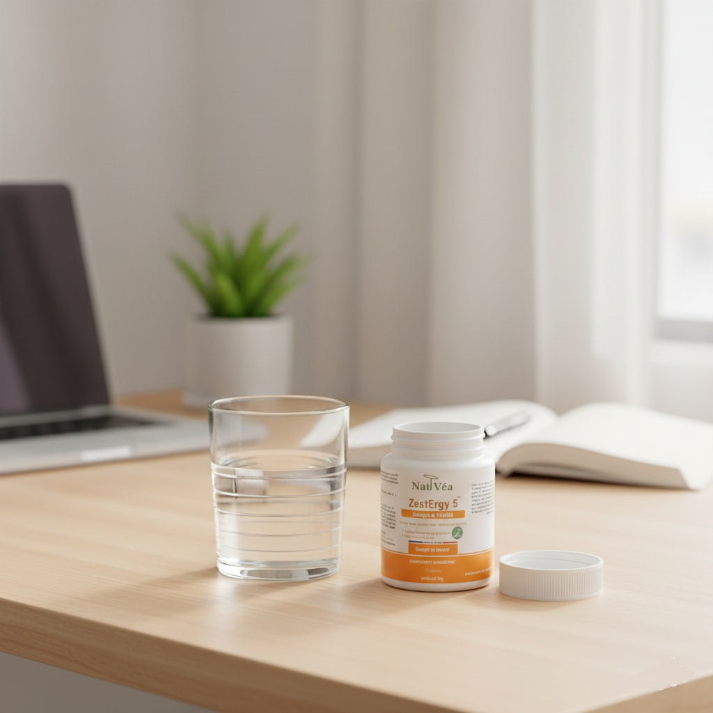 ZestErgy5™ – Complément alimentaire Énergie & Vitalité – 120 gélules