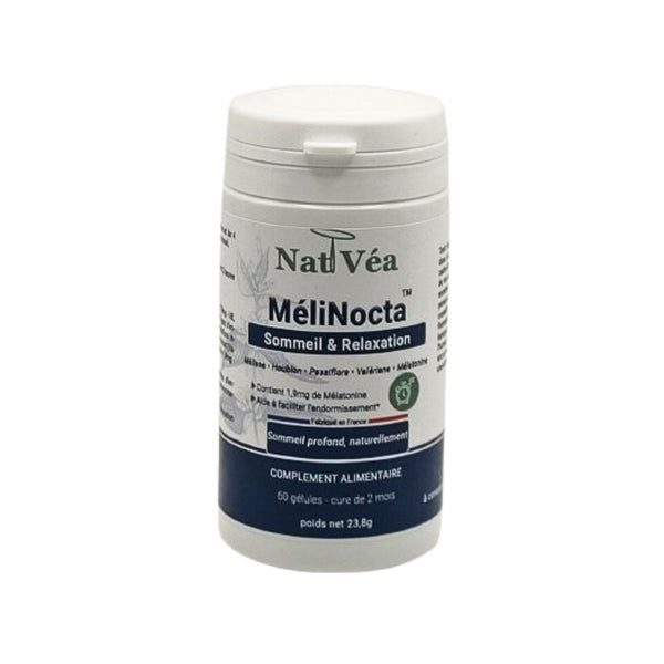 MéliNocta™ – Complément alimentaire Sommeil & Sérénité – 60 gélules