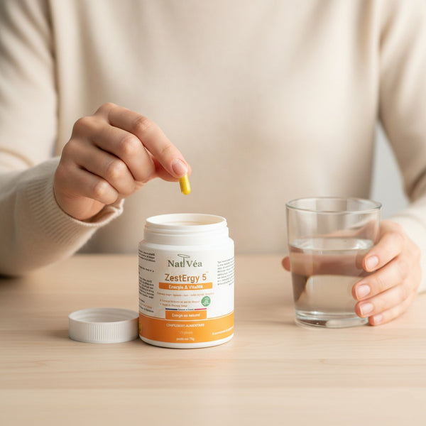 ZestErgy5™ – Complément alimentaire Énergie & Vitalité – 120 gélules