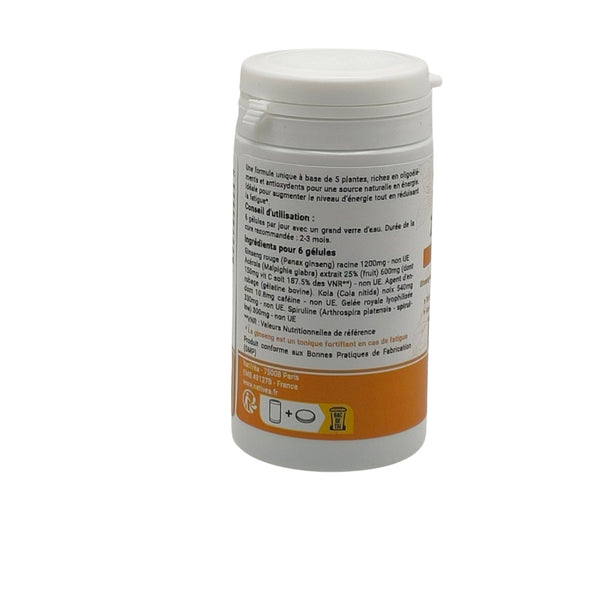 ZestErgy5™ – Complément alimentaire Énergie & Vitalité – 60 gélules